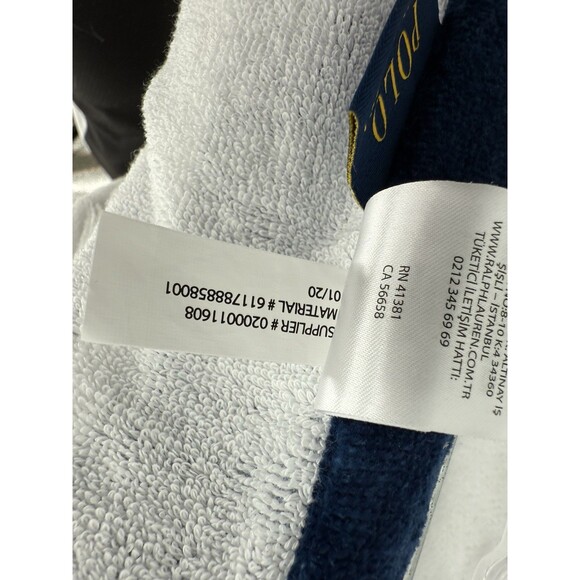 Ralph Lauren Polo Teddy Boy Bear With Beach Ball RL -87 Beach Towel 62" x 35" - Picture 14 of 14